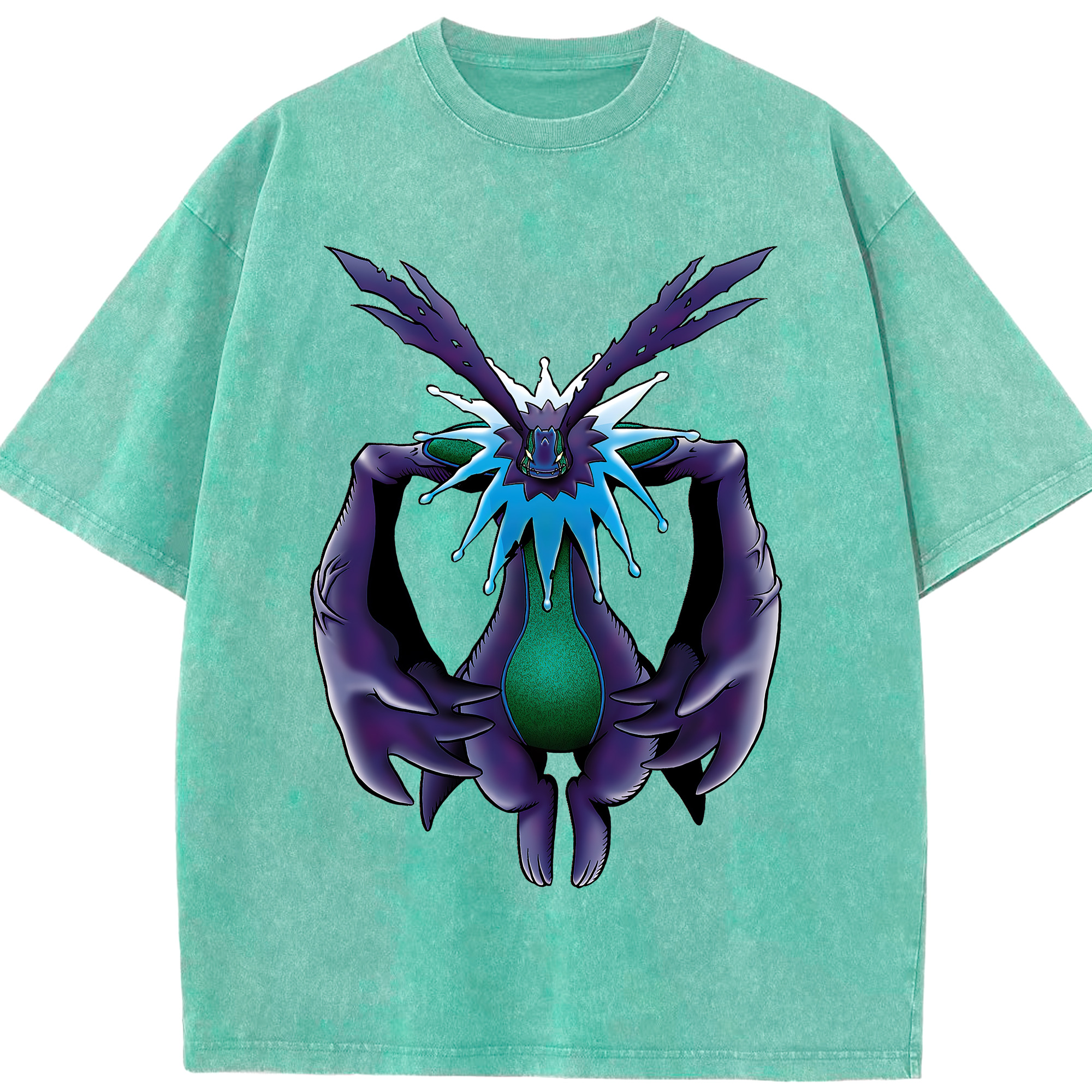 （画像用） Digimon デジタルモンスター/デジモン 綿100% ヴィンテージ風 半袖Tシャツ（フロントプリント）